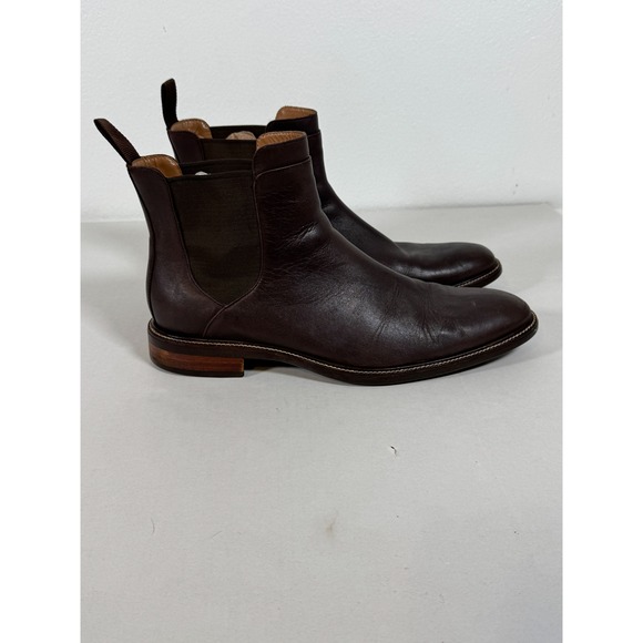 Cole Haan Men's Brown Leather Chelsea Boots Size 12M Ankle Booties Dress - Picture 1 of 9